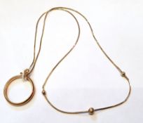 9ct gold wedding band, 2.