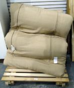 Wooden futon base with its original cushion mattress