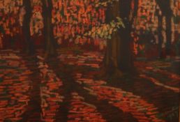 Early 20th century school Pastel study 