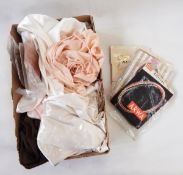 Seven pairs of seamed stockings,