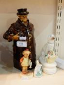 Royal Doulton character decanter, a Staffordshire model poodle,