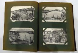 Album of postcards mainly relating to the River Rhine and other continental,