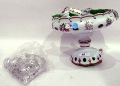 Chandelier with glass pieces