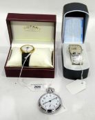 Gentleman's Rotary quartz wristwatch (boxed),