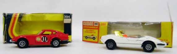 Corgi Toys 'Whizz Wheels' Alfa Romeo, no.380 and a Corgi Datsun 240Z, no.