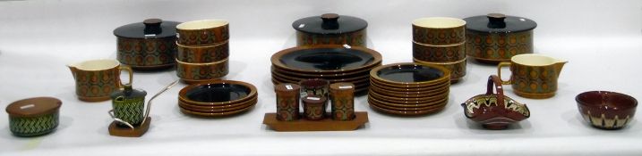 Quantity of Hornsea 'Bronte' pattern dinnerware, a Royal Worcester porcelain jumbo cup and saucer,