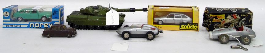 Schuco micro racer and another,