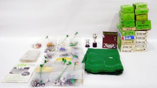 A Subbuteo table soccer, with various teams to include Chelsea and Manchester United