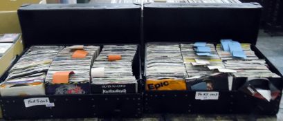 Large quantity of 45rpm's, various artists to include Herbie Hancock, Bruce Springsteen,