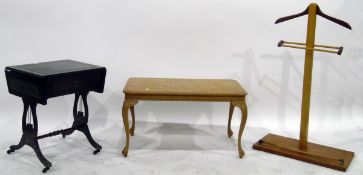 Inlaid hardwood coffee table,