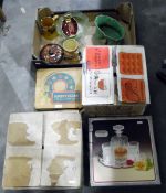 Assorted glassware to include boxed Babycham glasses,