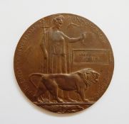 WWI Memorial plaque named to 'HARRY LAMBERT HOWELLS 242379 Private H L Howells,
