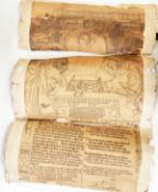 Ecclestical drawing with words from the prophet Micah- very fragile (af)