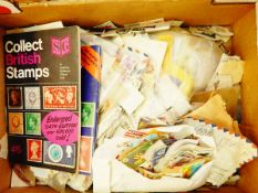 Assorted GB and world stamps,