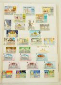 Three stockbooks of commonwealth stamps from Tristan da Cunha,