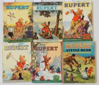 Various Rupert annuals, 1951 