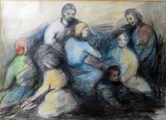 Constance Tempe Manning (1896-1960) (possibly) Chalk drawing 