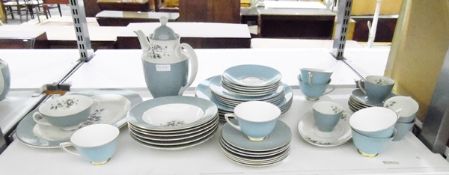 Royal Doulton 'Rose Elegans' part dinner service, tea and coffee service viz:- two lidded tureens,