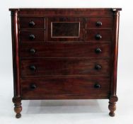 Victorian mahogany chest of drawers,
