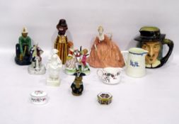 Royal Crown Derby Imari coloured trinket box, hexagonal, marked to base 'A.