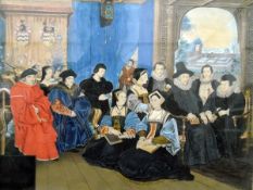 Unattributed (19th century British school) Watercolour Copy of Hans Holbein's painting of Sir