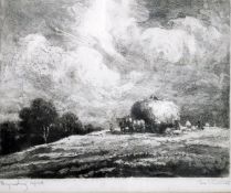 Tom Whitehead (1886-1959) Etching 