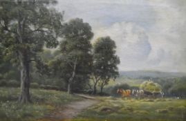 Sidney Yates Johnson (1890-1926) Pair of oils on canvas Reputedly entitled 