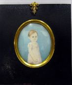 19th century miniature on ivory 