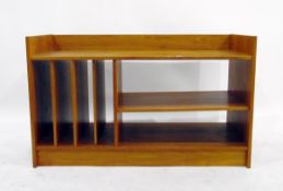 Modern magazine/record shelving unit,