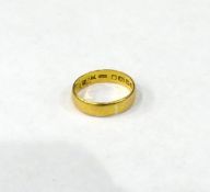 22ct gold wedding band,