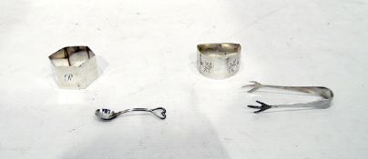 Arts & Crafts silver sugar spoon with heart-shaped finial, Birmingham 1906,