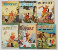 Various Rupert annuals, 1951 