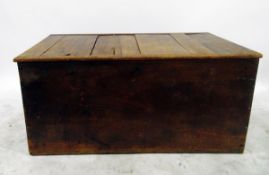Old oak seamans coffer,