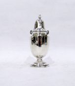 Early 20th century silver sugar sifter, Birmingham 1906, maker's mark worn 'W.