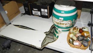 Large ceramic sherry barrel,