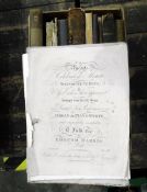 Quantity of bound music scores, printed, engraved and handwritten,