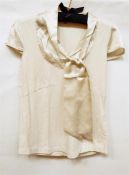 Satin and jersey Karen Millen blouse, various gentlemen's and other shirts and a sailor suit (1 box)