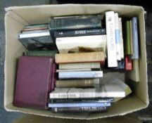 The Book of Nature Study and various books on military history including Churchill, Kennedy, etc (