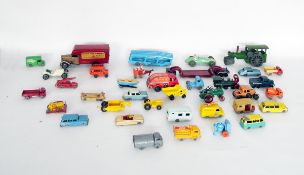 Quantity of early to mid 20th century diecast toys to include Crescent Toy Co Grand Prix cars '