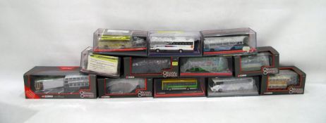 Quantity of diecast model buses (12)