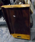 Wooden tray and a firescreen (2)