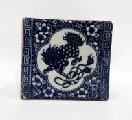 Chinese porcelain pillow