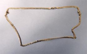 Another similar, fine curb-link chain, 5g approx *