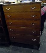 20th century mahogany veneered and crossbanded ped