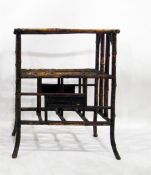 Late 19th century bamboo framed canterbury