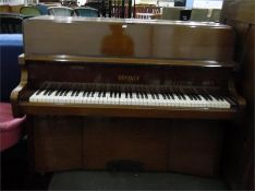 Bentley iron framed overstrung piano