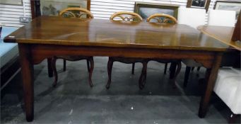 Reproduction, probably fruitwood, rectangular farm