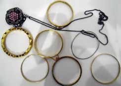 Large quantity of assorted costume jewellery inclu