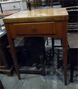 Console type sewing machine