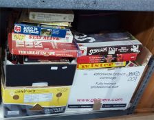 Large quantity of boxed games and puzzles (2 boxes